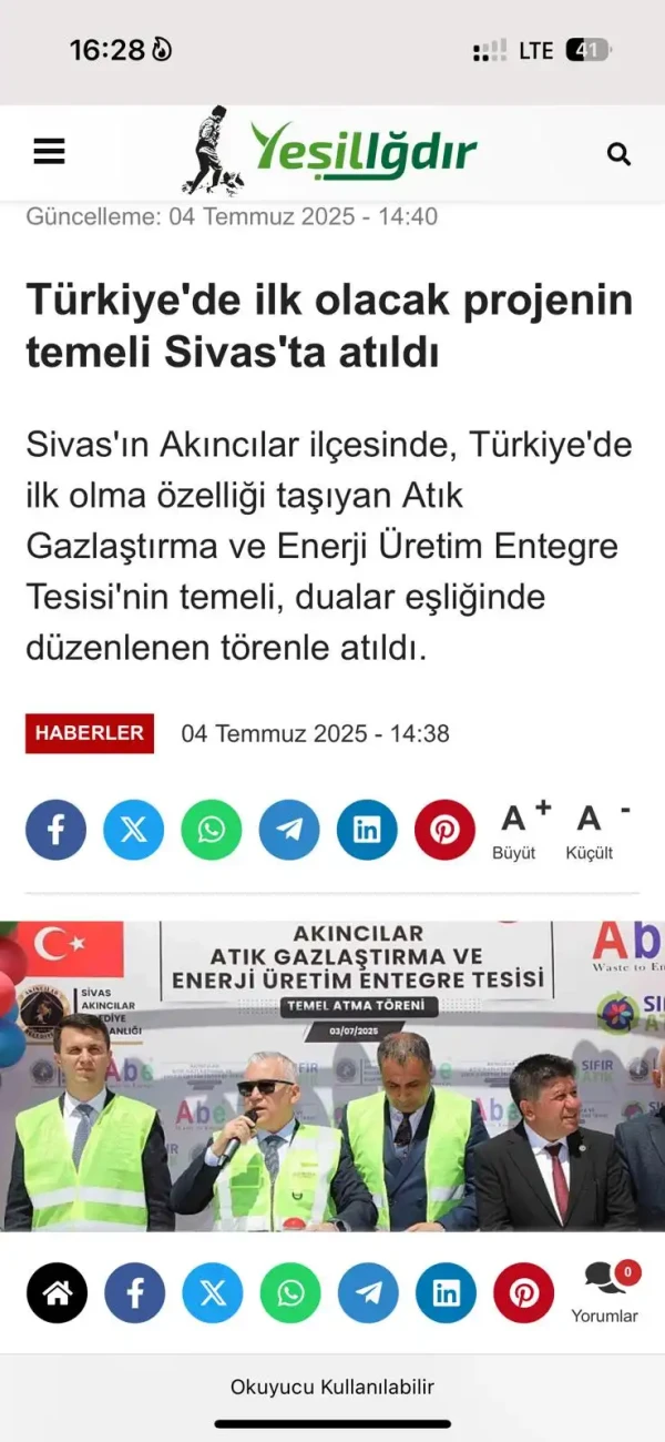 Gaz Arıtma Tesisi