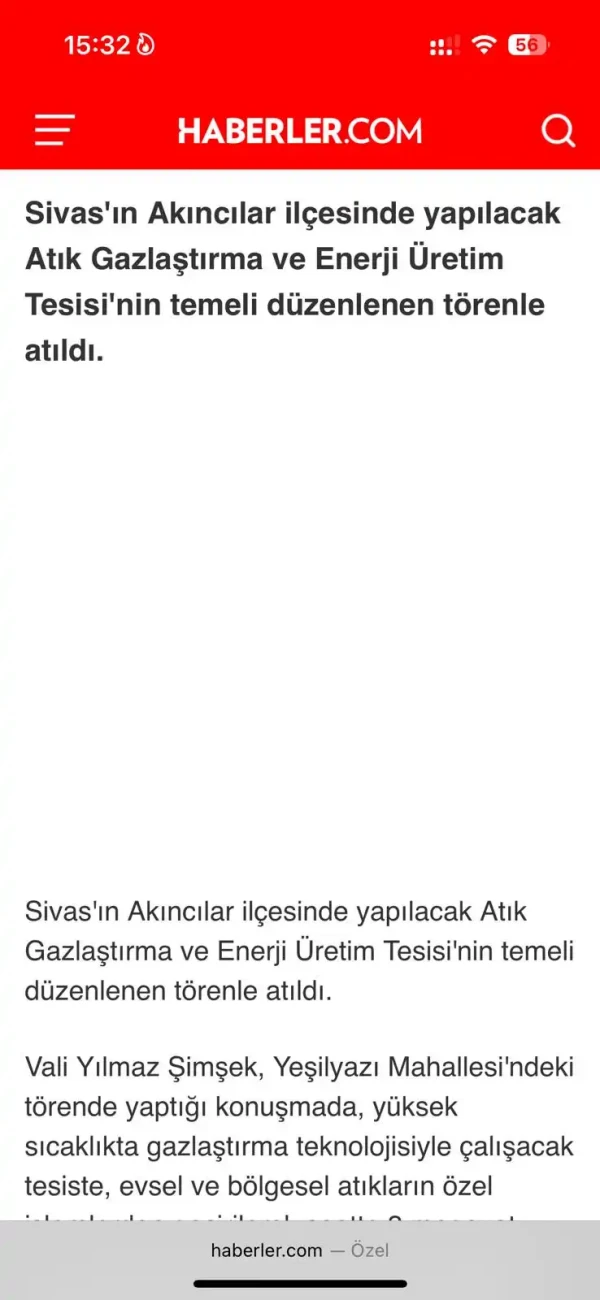 Gaz Arıtma Tesisi
