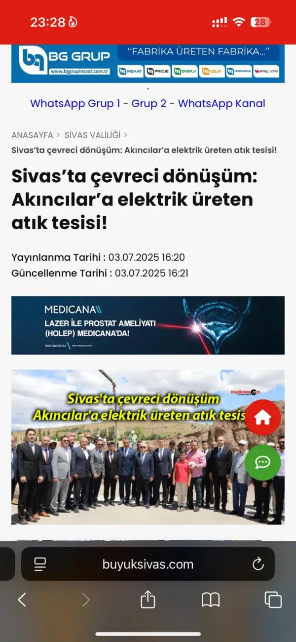 Gaz Arıtma Tesisi