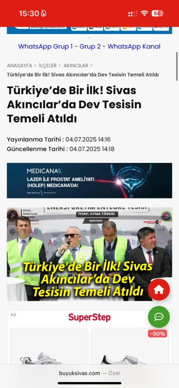 Gaz Arıtma Tesisi