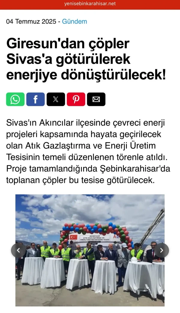 Gaz Arıtma Tesisi