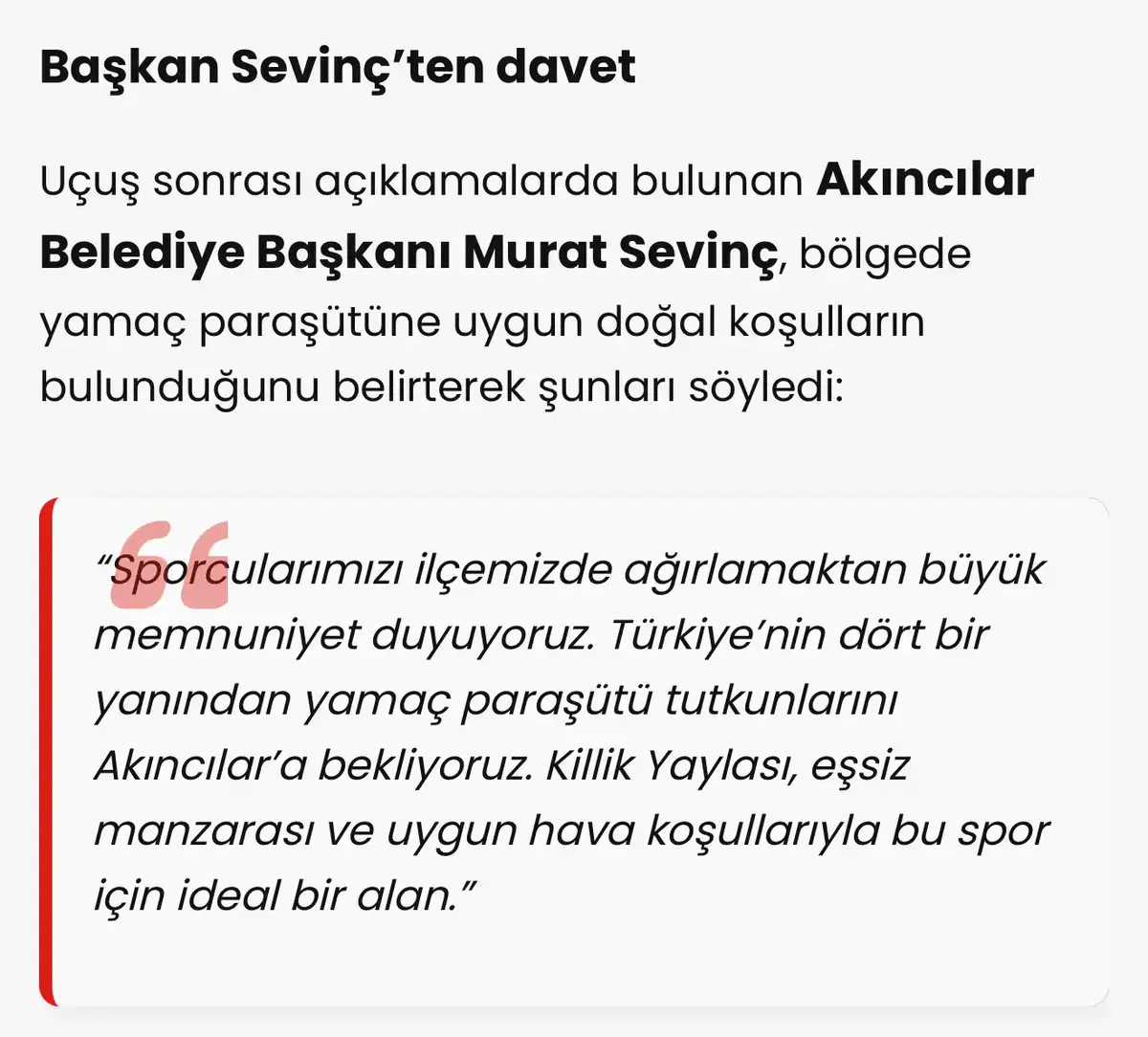 Yamaç Paraşütü
