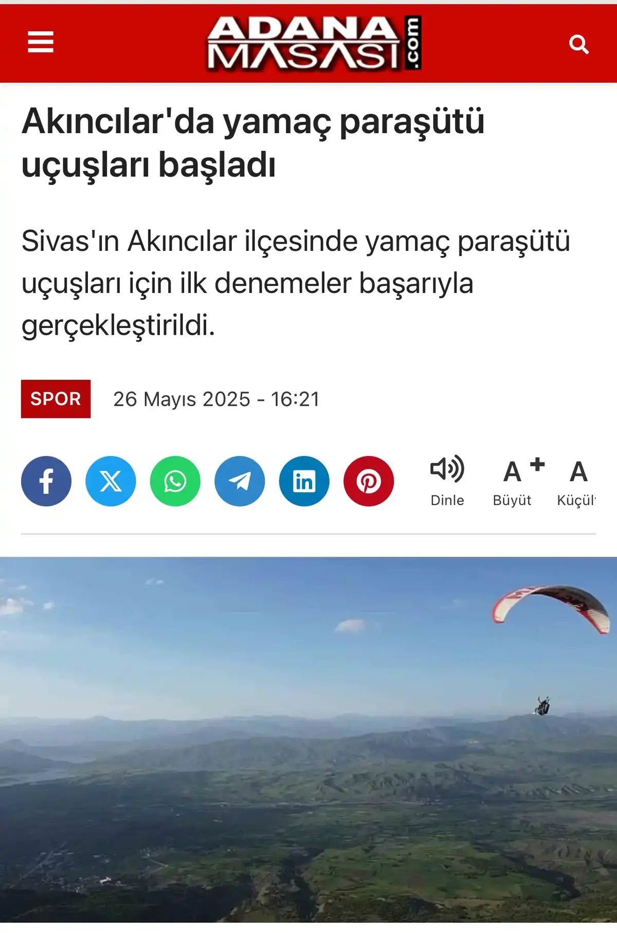 Yamaç Paraşütü