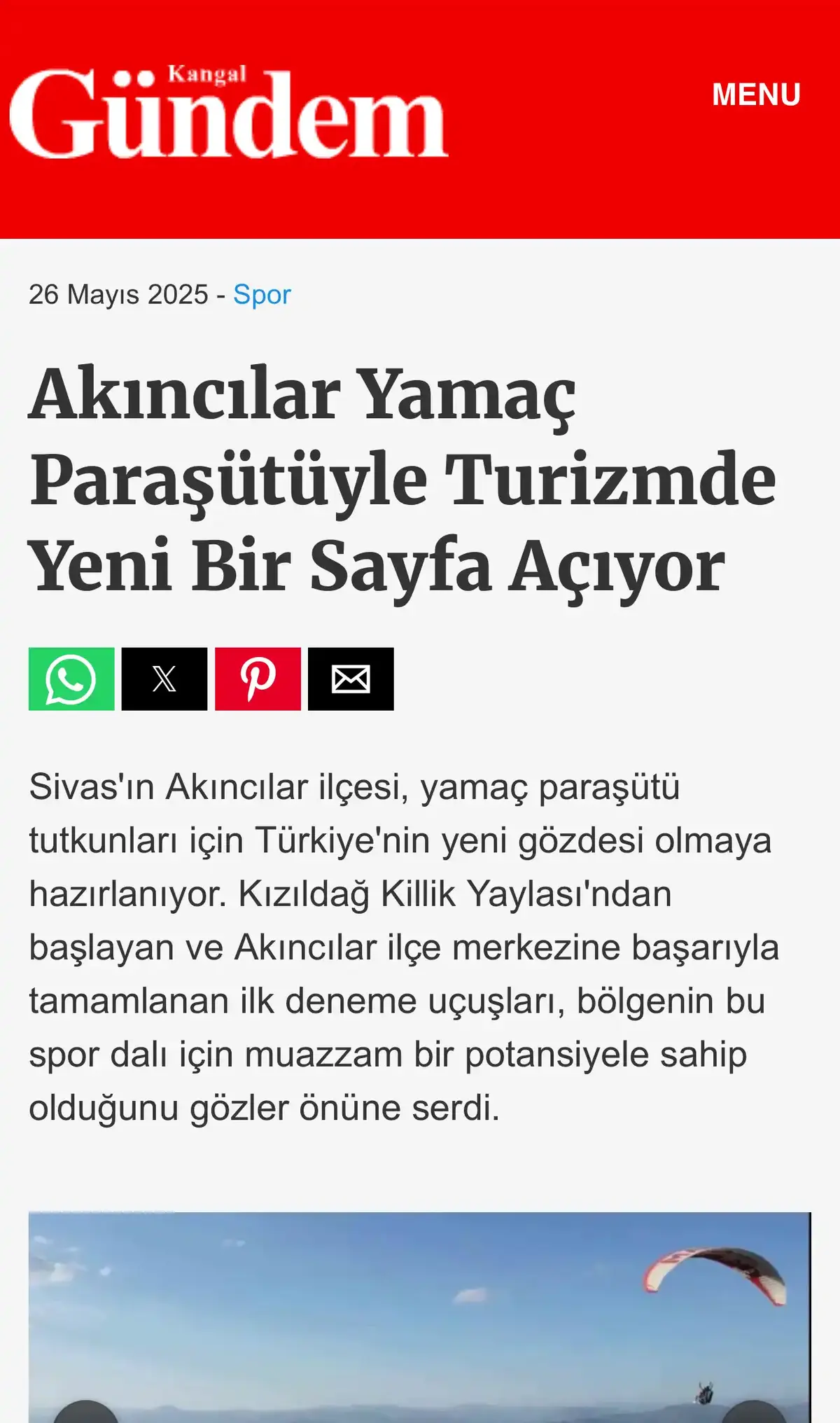 Yamaç Paraşütü