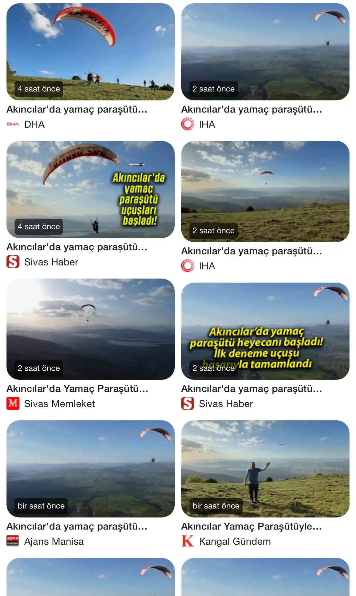 Yamaç Paraşütü