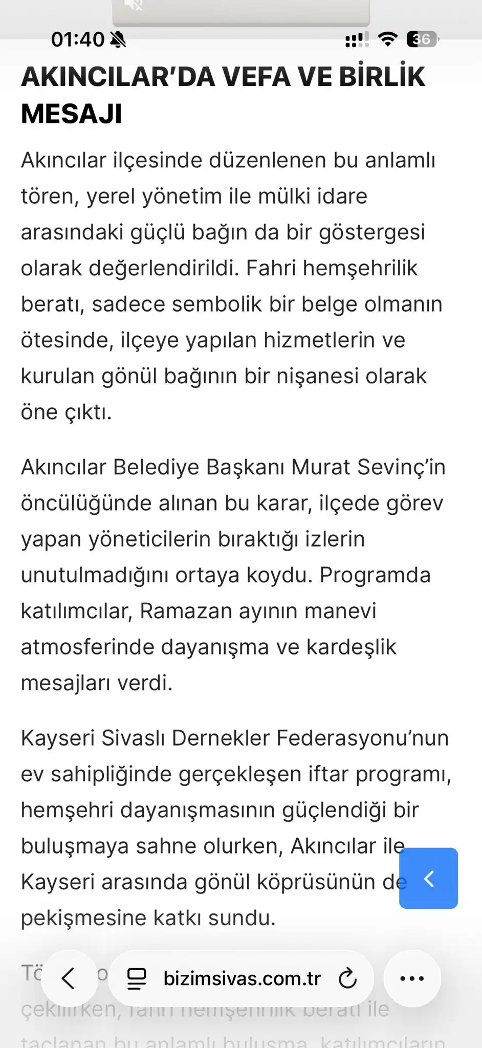 Gökmen Çiçek Ziyareti