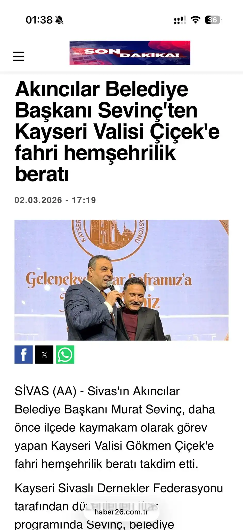 Gökmen Çiçek Ziyareti