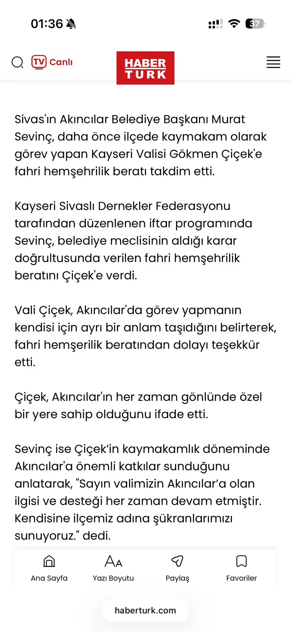 Gökmen Çiçek Ziyareti