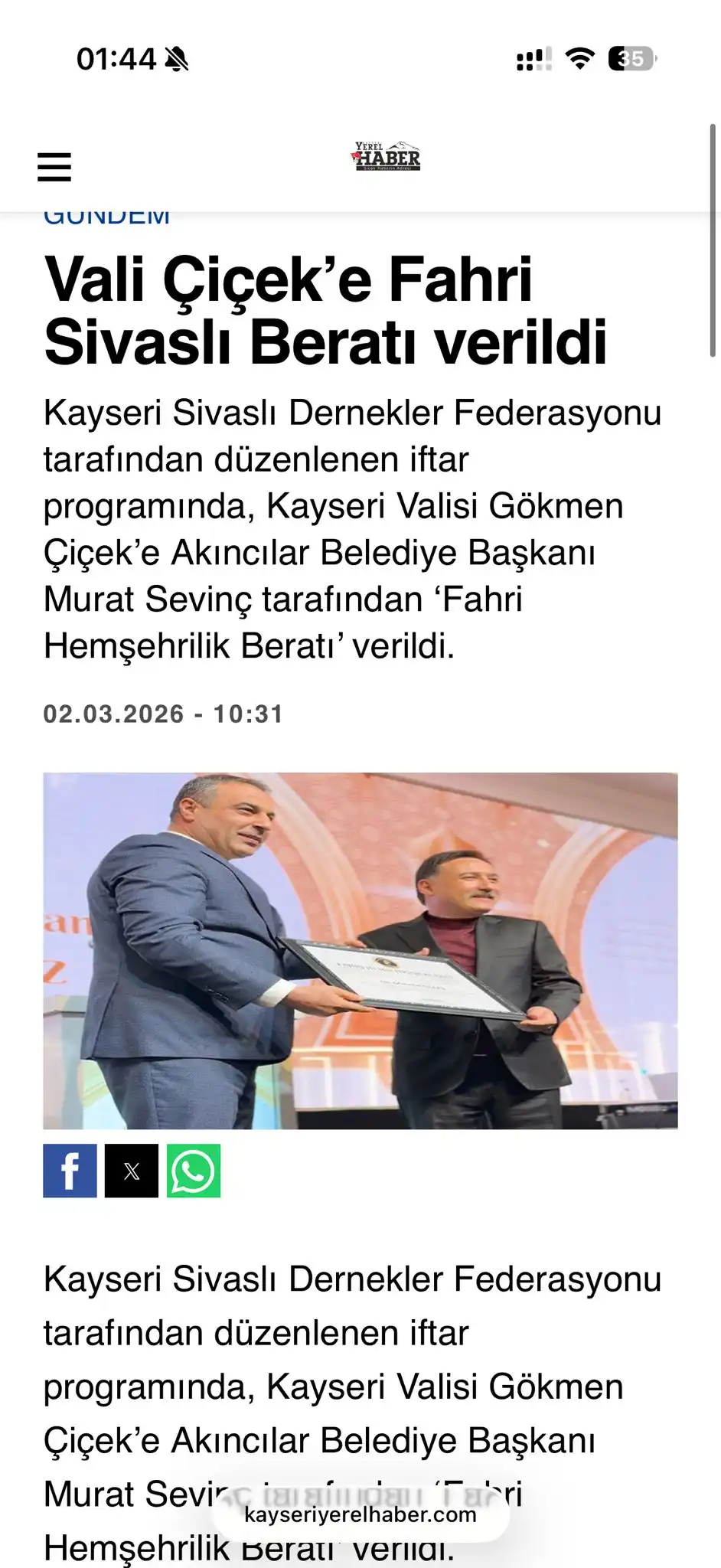 Gökmen Çiçek Ziyareti